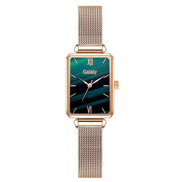 Square Quartz Luxury Watch