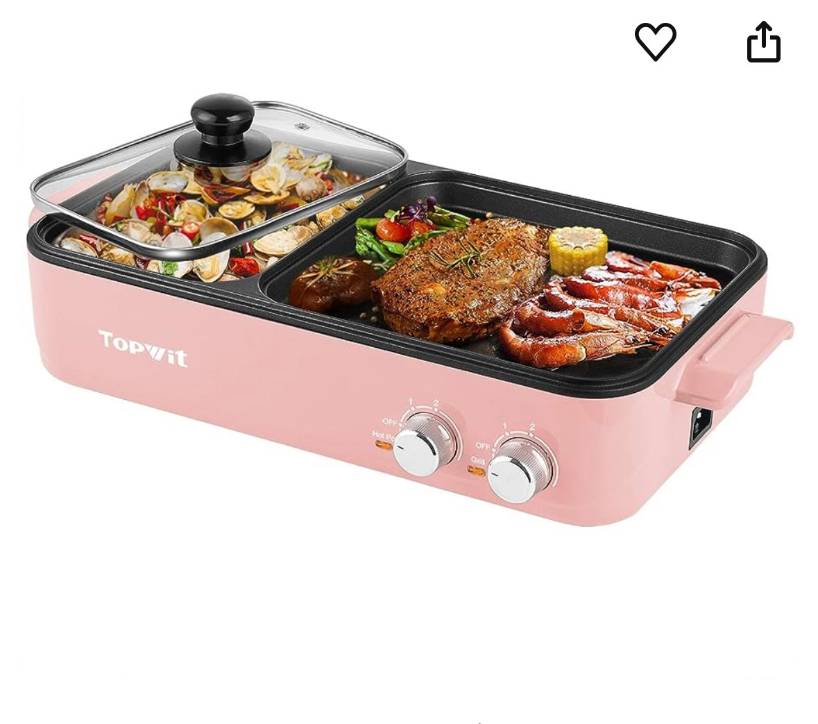 Hot Pot with Grill for Steak 100% ORIGINAL