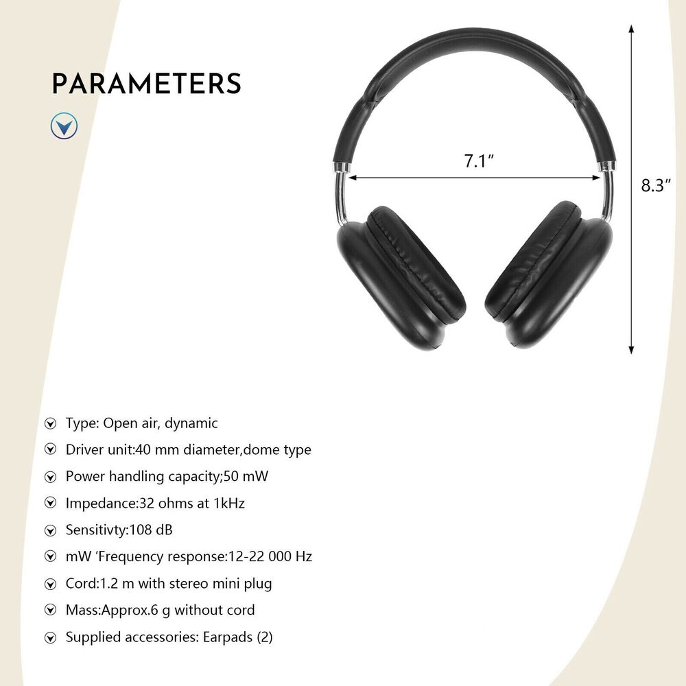 P9 Air Max Wireless Stereo Headphone original